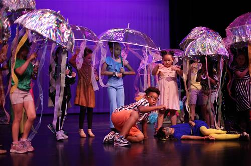 jelly fish on stage